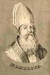 San Ambrosio, c. 340-397, 1830