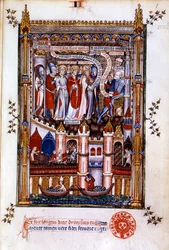 San Denis ante Sisinnius, 1317