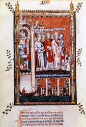 San Denis muestra a los mártires, 1317