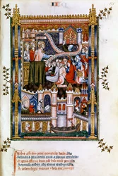 San Denis predicando, 1317