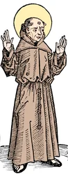 San Francisco de Asís, sacerdote italiano y fundador de la orden franciscana, 1493