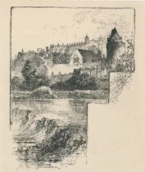 Capilla de San Jorge desde el Río, 1895