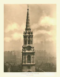St Giles-in-the-Fields, El Campanario, mediados-finales del siglo XIX