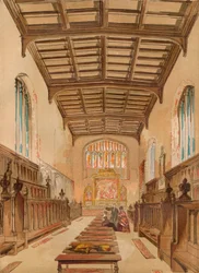 Capilla del Colegio St. Johns, Cambridge, c1845, 1864