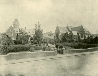 Catedral y convento de Santa María, Hobart, 1901