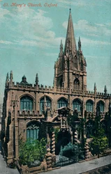 Iglesia de Santa María, Oxford c1905