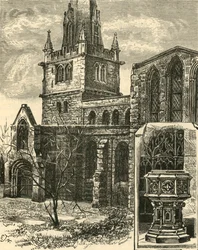 Estación de St. Mary. La Fuente, 1898