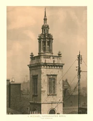 San Miguel, Paternoster Royal, El Campanario, mediados-finales del siglo XIX