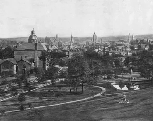 San Pablo desde Merriams Hill, Minnesota, EE.UU., c1900