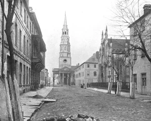 Iglesia de San Felipe, Charleston, Carolina del Sur, EE.UU., c1900
