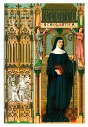 Santa Escolástica, 1886