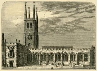 Iglesia de San Sepulcro en 1737, c1872