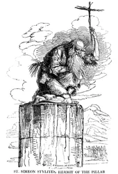 San Simeón Estilita, Ermitaño del Pilar, siglo V