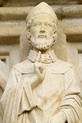 San Ursino. Catedral de San Esteban, Bourges, Francia
