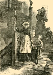 Escalera de la Casa Cromwell, 1876