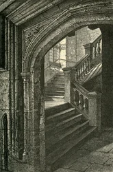 Escalera a la Capilla y Escuela Superior