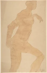 Desnudo Femenino de Pie, s.f.