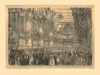 Baile de Estado en el Guildhall, 1851, 1886