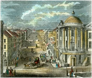 State Street, Albany, Nueva York, EE.UU., c1835