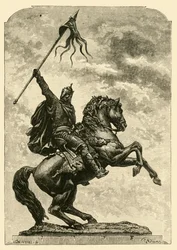 Estatua de Guillermo el Conquistador, Falaise, 1890