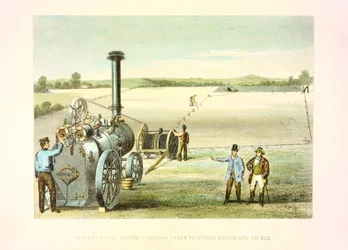 Equipo de Arado a Vapor, c1860