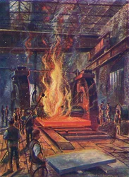 Laminado de acero, c1917