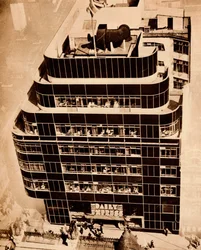 Acero, concreto y vidrio, hacen edificios modernos, 1935