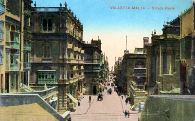 Strada Reale, La Valeta, Malta, siglo XX