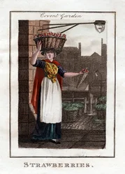 Fresas, Covent Garden, Londres, 1805