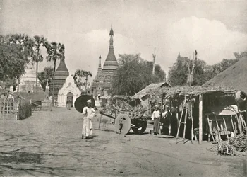 Escena de calle, Bhamo, 1900