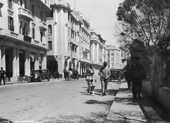 Escena callejera, Casablanca, Marruecos