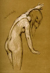Estudio para El bebé de agua, 1900