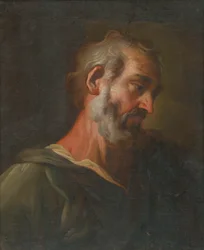 Estudio de cabeza - Busto - de un apóstol