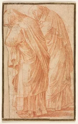 Estudio de monjes, 1600s