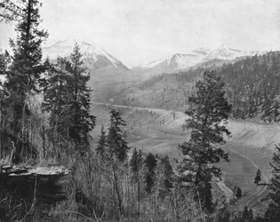 Sunshine Peak y Wilson Peak, Colorado, EE.UU., c1900