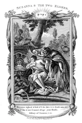 Susana y los dos ancianos, c1804