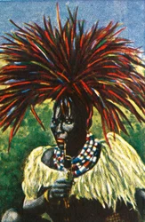 Hombre suazi de Sudáfrica, c1928