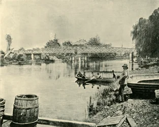 Puente Colgante sobre el Latrobe