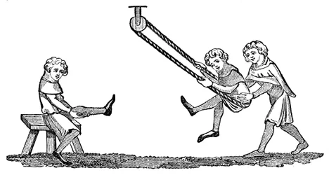 Ejercicio de columpio del Quintain