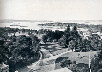Puerto de Sídney y Jardines Botánicos, c1900