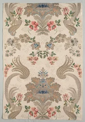Tafetán, brocado, 1700-1750