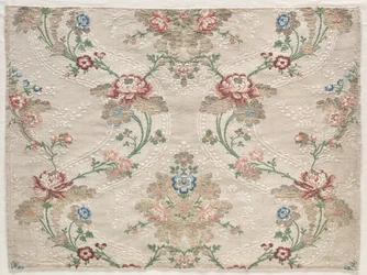 Fragmento de tafetán, c. 1730