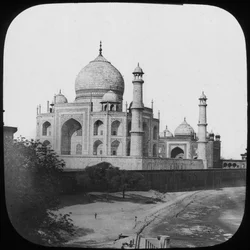 Taj Mahal, Agra, Uttar Pradesh, India, finales del siglo XIX o principios del siglo XX