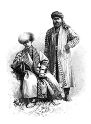 Tayikos de Bujará, Uzbekistán, 1895