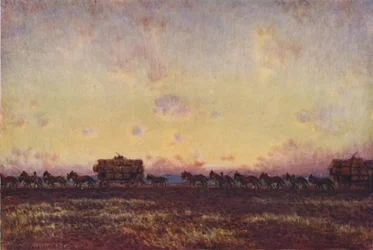 Llevando la lana al mercado, 1923