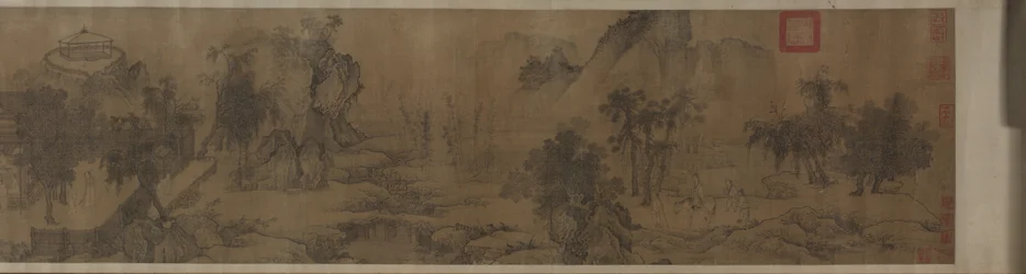 El regreso a casa de Tao Yuanming, 1300s