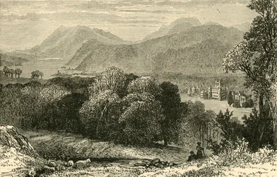Castillo de Taymouth, 1898