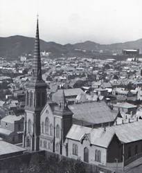 Te Aro, desde Terrace, Wellington, finales del siglo XIX-principios del siglo XX