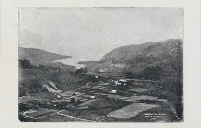 Te Wairoa antes de la erupción de Tarawera, 1923