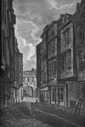 Temple Bar desde Butcher Row, 1907